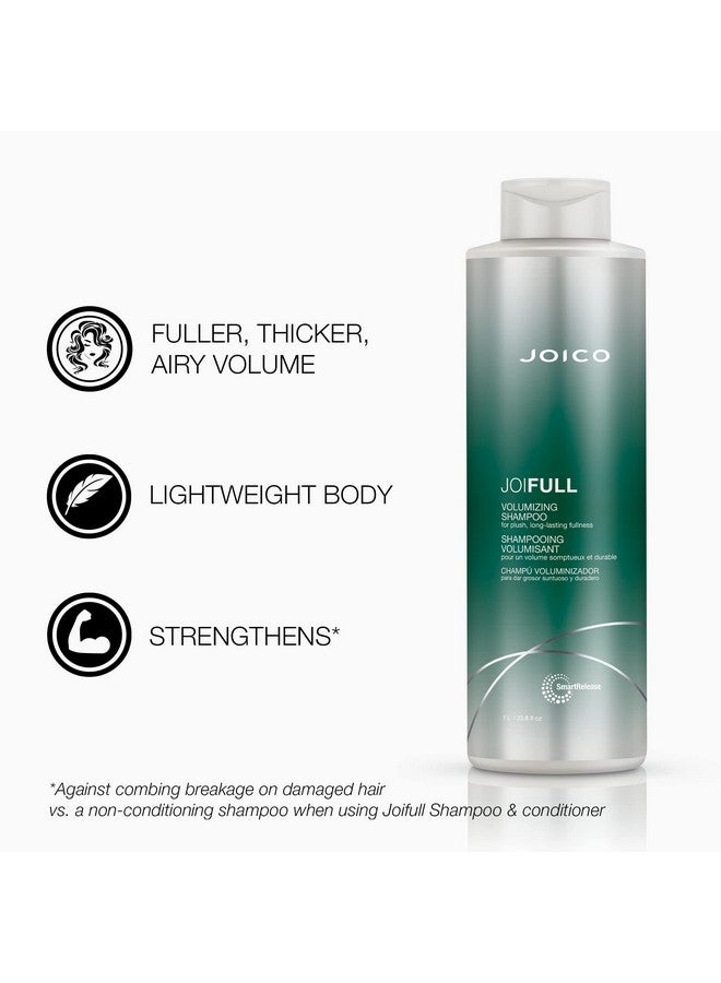 Joifull Volumizing Shampoo & Conditioner Set | Plush & Longlasting Fullness | Boost Shine | For Fine / Thin Hair