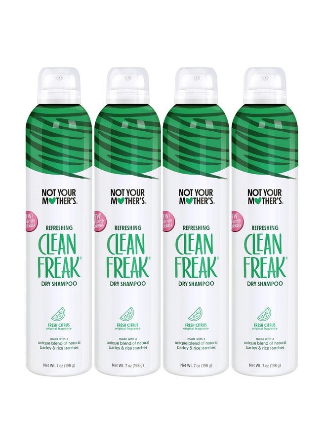 Clean Freak Original Dry Shampoo (4Pack) 7 Oz Refreshing Dry Shampoo Instantly Absorbs Hair Oil And Odor For Refreshed Hair