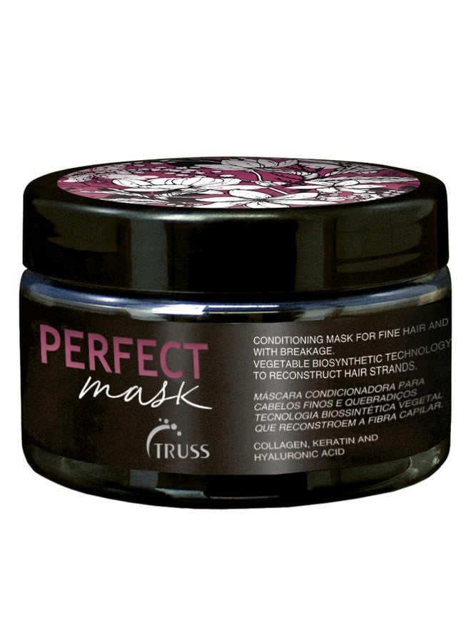 Perfect Hair Mask With Collagen Keratin & Hyaluronic Acid Deep Conditioning Hair Treatment Intense Moisture & Hydration Repairs Fine Thinning Brittle Dry Damaged Hair