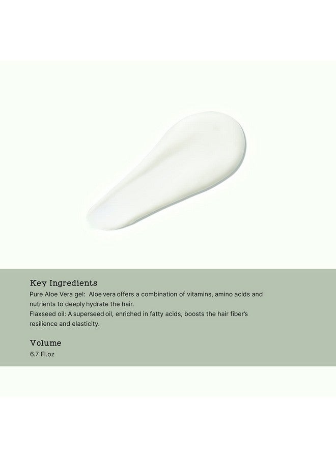 Hydrating Melting Mask With Aloe Vera For Dry Dull Hair Lighweight 6.7 Fl. Oz