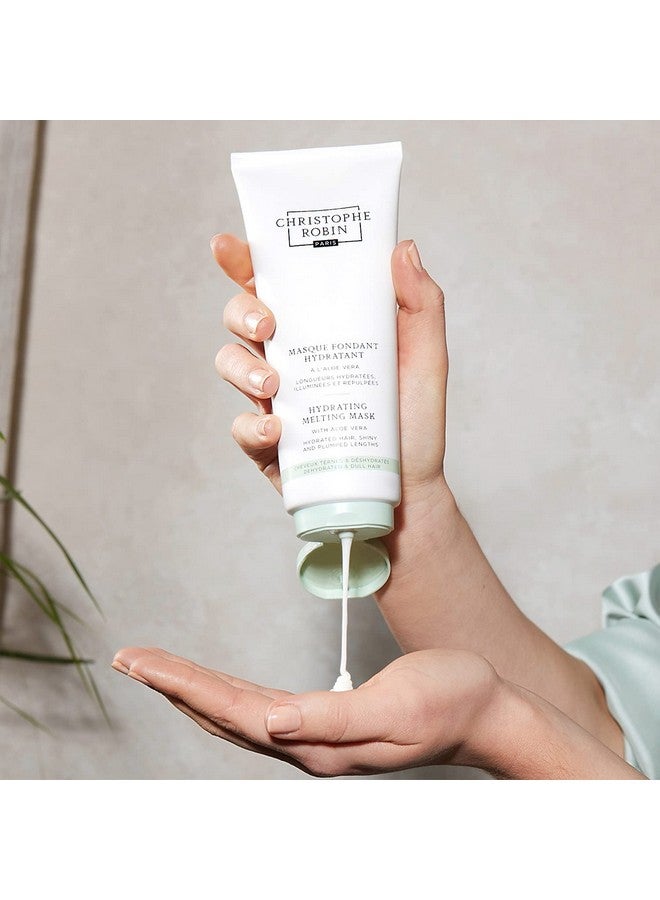 Hydrating Melting Mask With Aloe Vera For Dry Dull Hair Lighweight 6.7 Fl. Oz