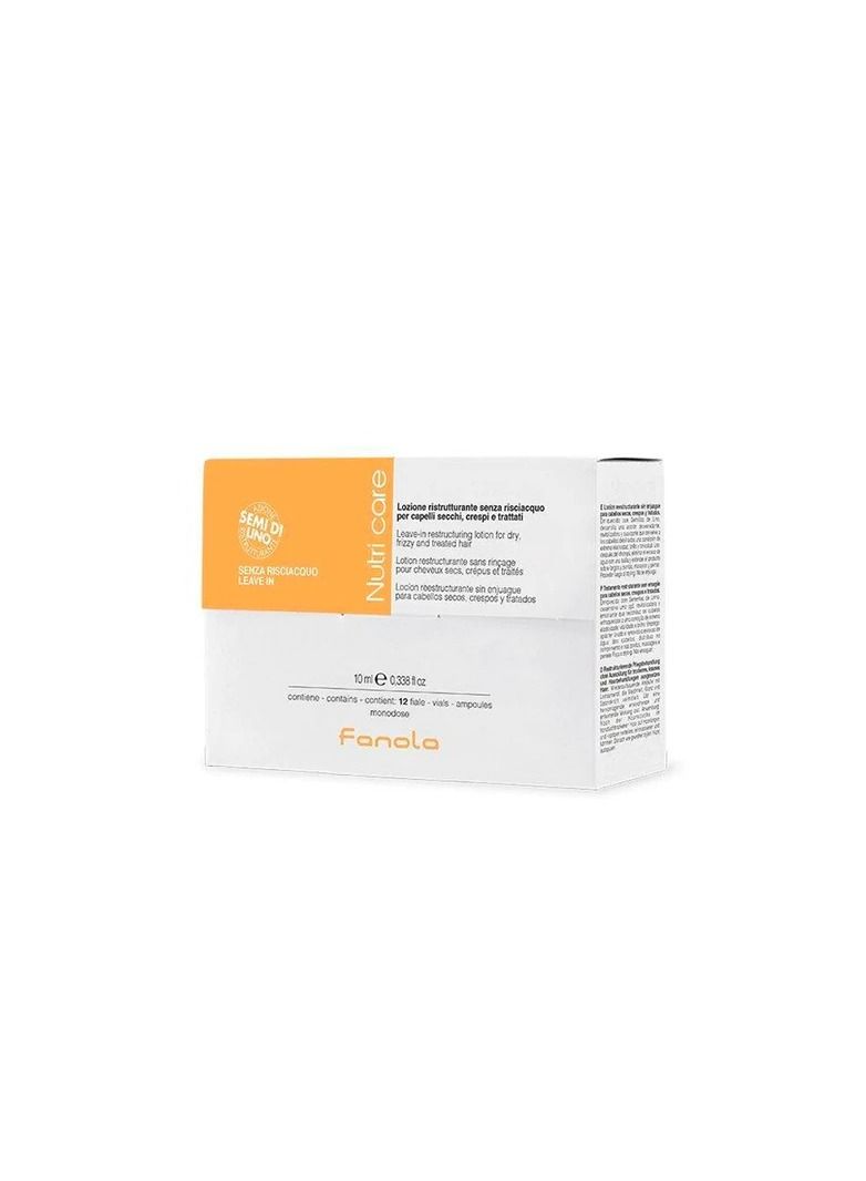 Fanola Nutri Care Leave-In Restructuring Lotion 10ml X 12pcs