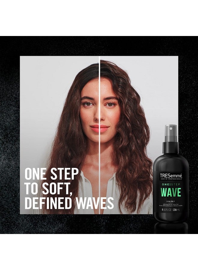 One Step 5In1 Leave In Hair Styling Mist Wave Defining Mist 2 Count For Wavy Hair Hair Care Product To Enhance Natural Waves 8 Oz