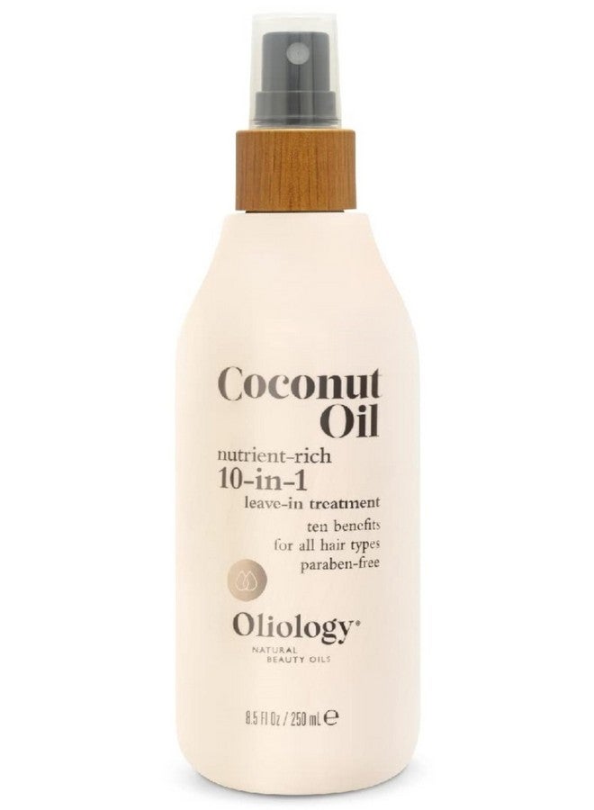 Coconut Oil 10In1 Multipurpose Spray Leave In Treatment For All Hair Types Detangles Controls Frizz Hydrates & Moisturizes Made In Usa Cruelty Free & Paraben Free (8.5 Oz)