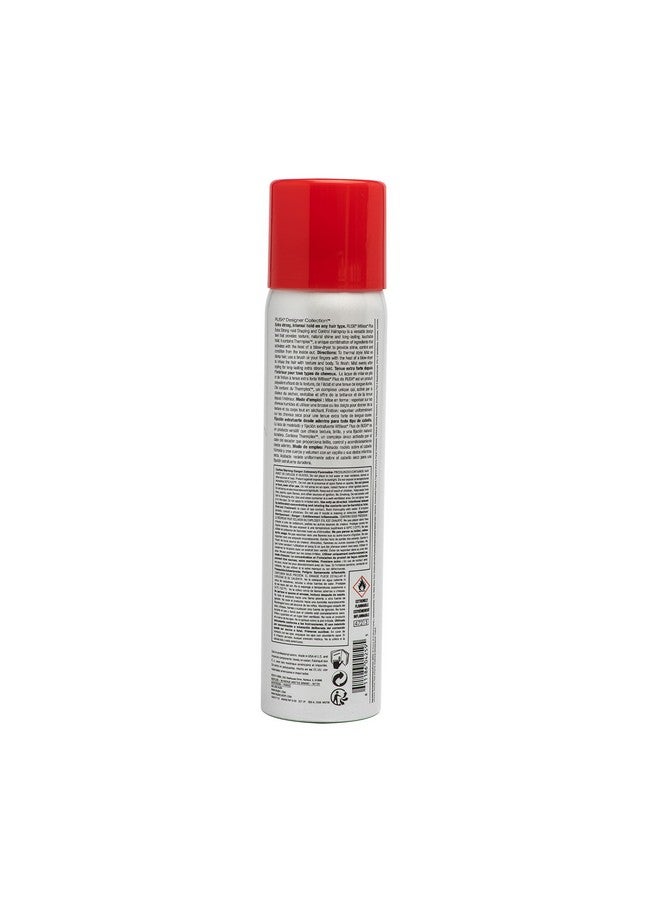 Designer Collection W8Less Plus Extra Strong Hairspray 10 Oz Provides Texture Natural Shine And Longlasting Touchable Support