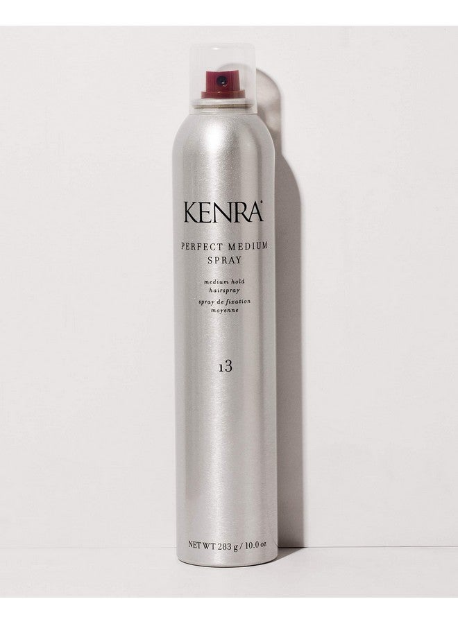 Kenra Perfect Medium Spray 13 80% Provides Styling Control Without Stiffness Medium Hold Fastdrying Formulation High Shine Finish All Hair Types 10 Oz