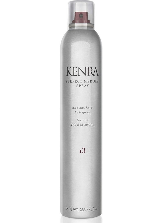 Kenra Perfect Medium Spray 13 80% Provides Styling Control Without Stiffness Medium Hold Fastdrying Formulation High Shine Finish All Hair Types 10 Oz