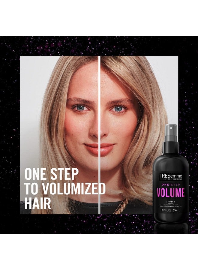 One Step 5In1 Volumizing Hair Styling Mist 2 Count For Fine Hair Hair Care Product For Soft Weightless Volume 8 Oz