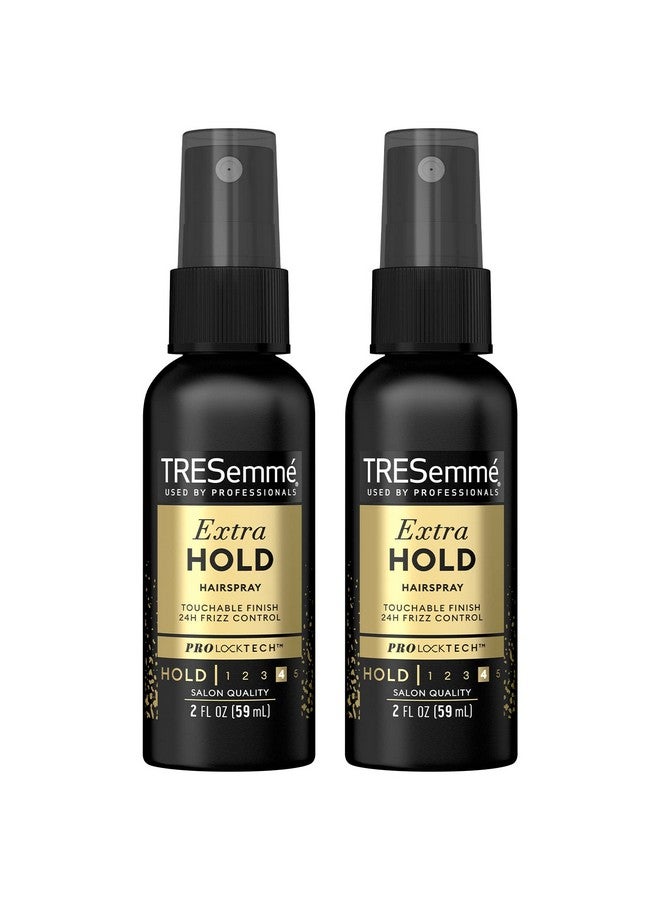 Tres Two Spray With Extra Hold Nonaerosol Hairspray Travel Size Extrafirm Control Strong Hold With Touchable Feel Humidity Resistant Frizz Control 2 Pk 2 Oz Bottles