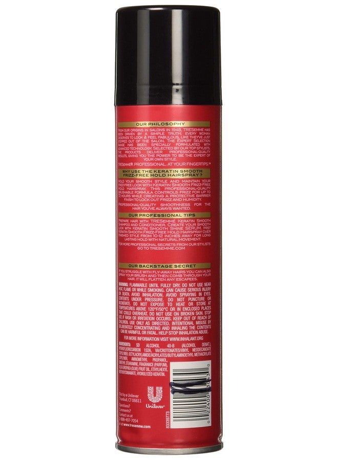 Tresemme Keratin Smooth Hairspray 7.7 Ounce Frizzfree (227Ml) (3 Pack)