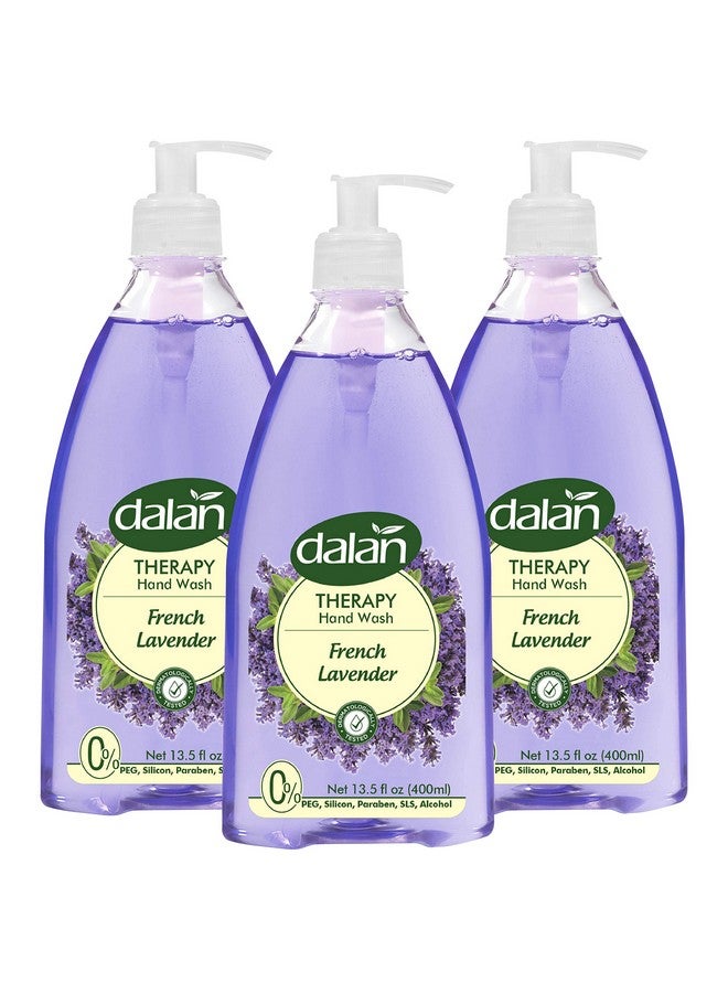 Therapy French Lavender Ultra Moisturizing Liquid Hand Soap For Normal And Dry Hands Fresh Clean And Soft Feeling (13.5 Fl Oz / 400 Ml (Pack Of 3))