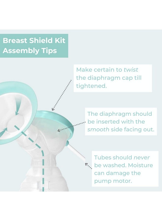 Flex Breast Nipple Shield Latch Assistance Inverted Or Flat Comfortable & Soft For Easy Pumping Use For Z1 Z2 Breast Pump (28 Mm) 2 Pack