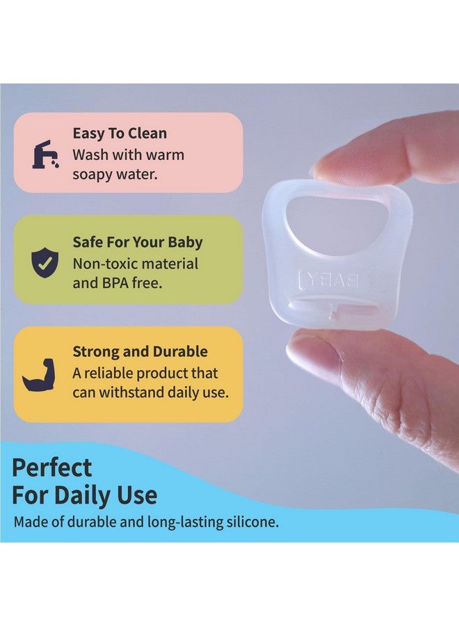 Pacifier Adapter Rings Silicone Adapter For Pacifier Holder And Clip Mamcompatible