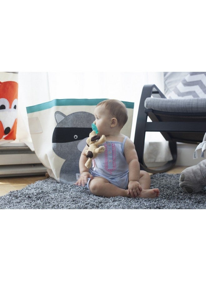 Infant Pacifier Brown Puppy