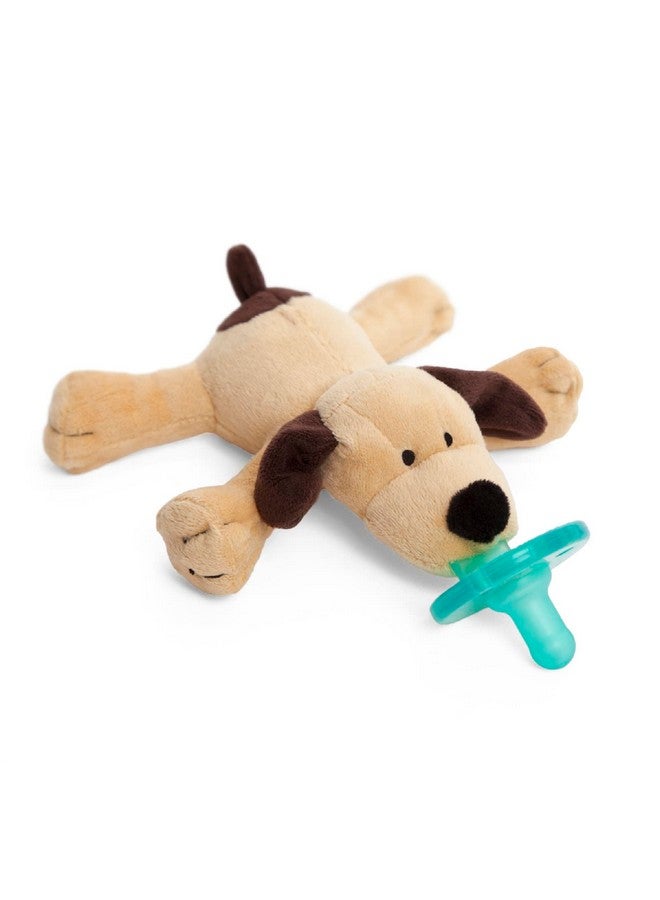 Infant Pacifier Brown Puppy