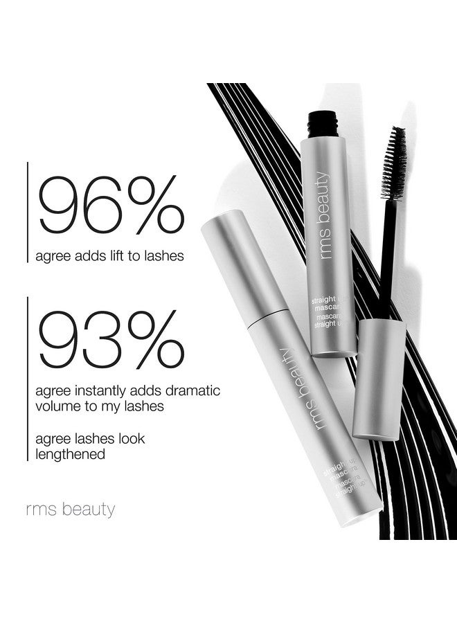 Straight Up Volumizing Peptide Mascara Black Mascara, Mascara Black Volume And Length, Eye Makeup Voluminous Mascara Make Up