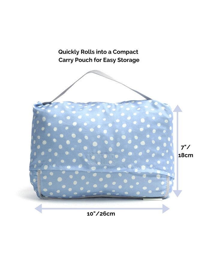 Shopping Cart Cover And High Chair Cover, Blue Dots