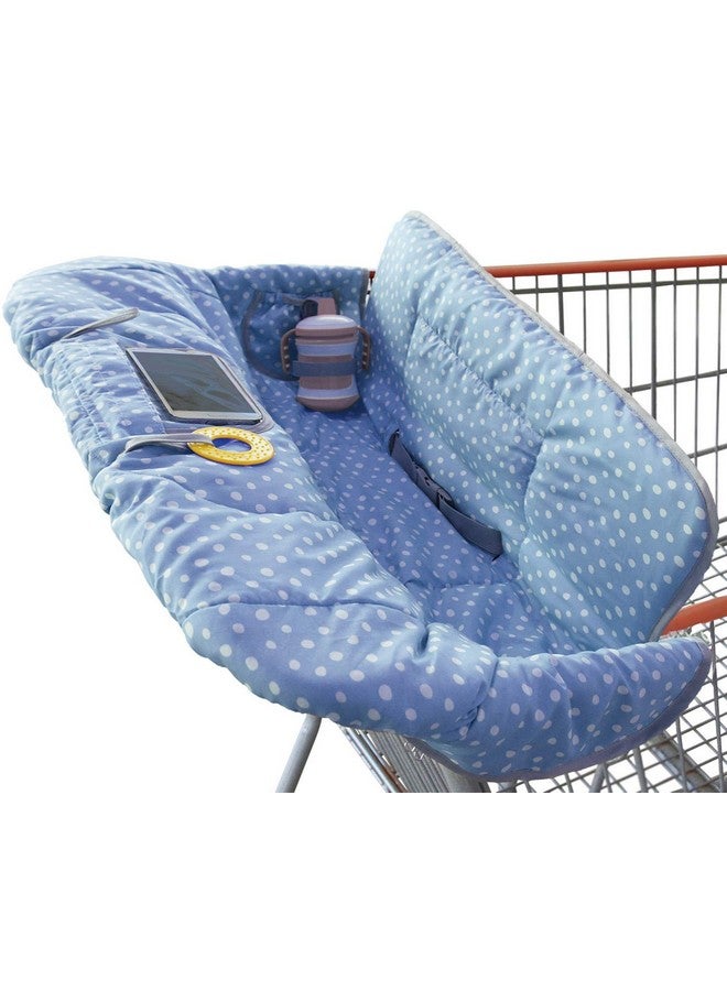 Shopping Cart Cover And High Chair Cover, Blue Dots