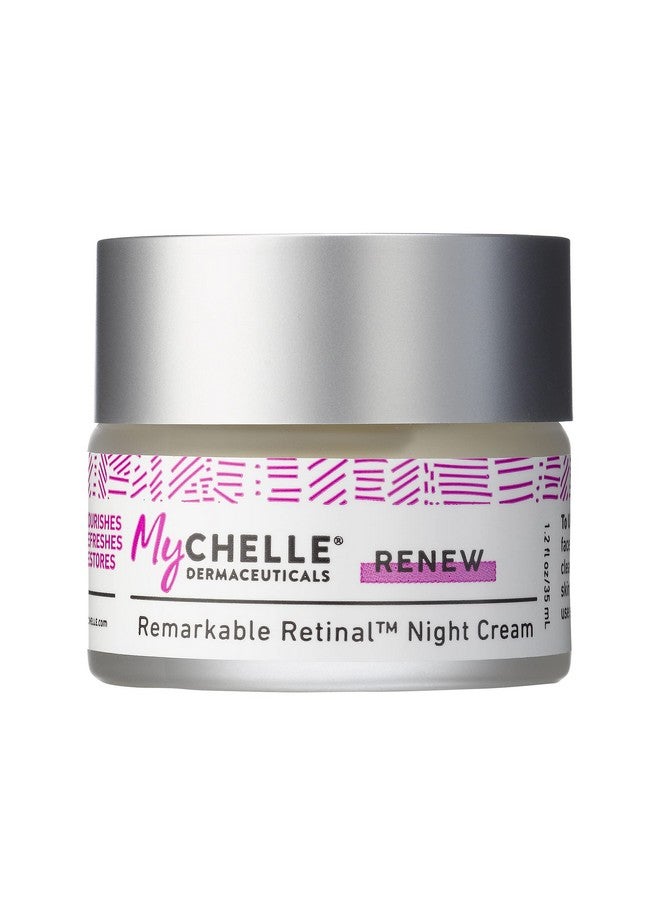 Remarkable Retinal Night Cream Nutrientrich Moisturizer With Vitamin A Retinaldehyde For All Skin Types, Cruelty Free, Vegan, White, 1.2 Fl Oz