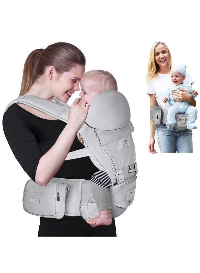 Baby Carrier Newborn To Toddler Safe And Reliable Baby Carrier With Hip Seat, Ergonomic 6In1 Baby Carrier With Head Support, Great For Travel And Outdoor Activities