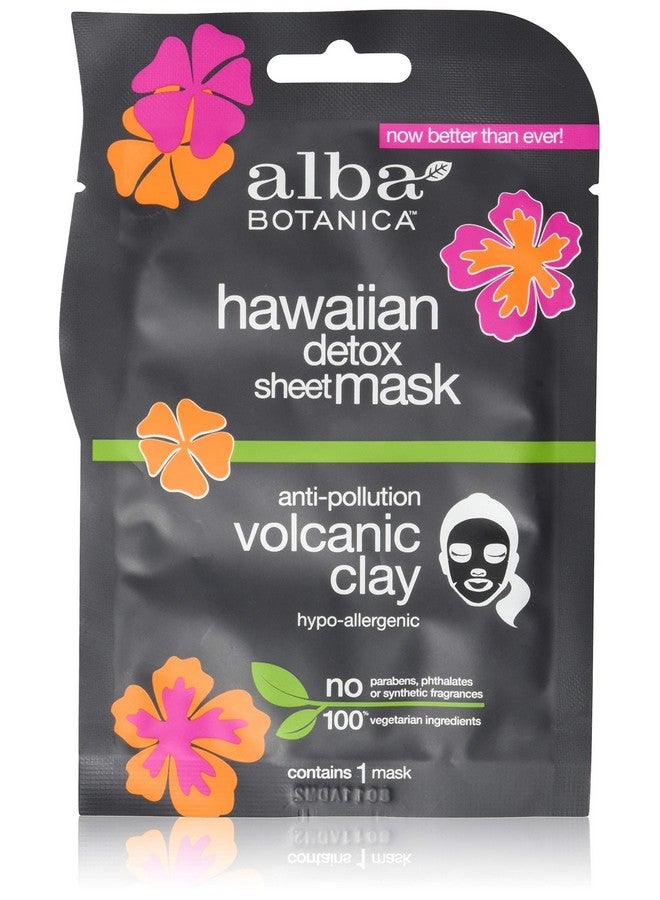 Hawaiian Detox Sheet Mask Antipollution Volcanic Clay 1 Ounce