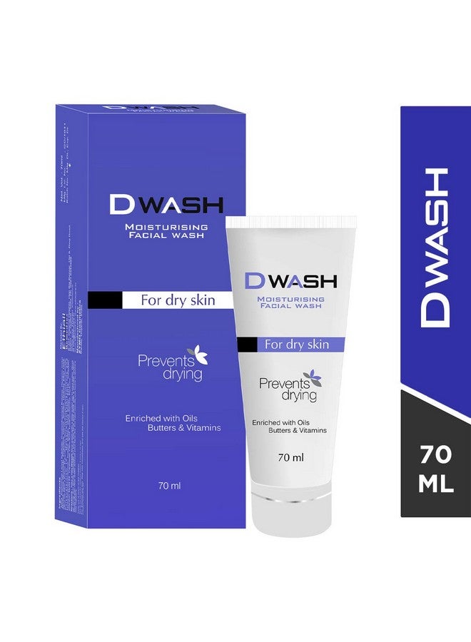 Dwash Creamy Moisturising Face Wash70Ml Pack Of 2