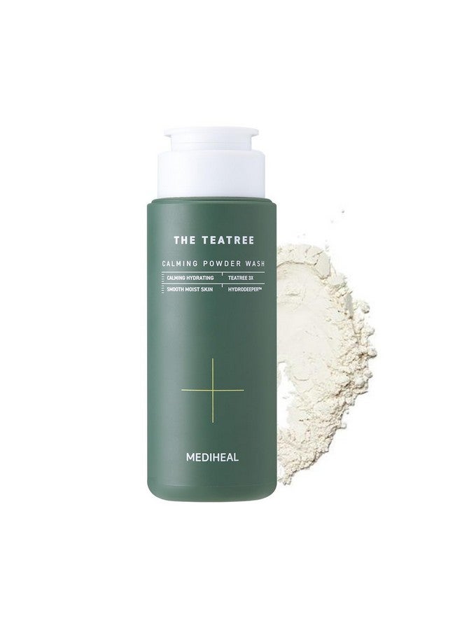 Teatree Calming Powder Wash (1.76 Oz) Hydrating Daily Facial Cleanser With Gentle And Rich Bubbles For Remove Blackhead