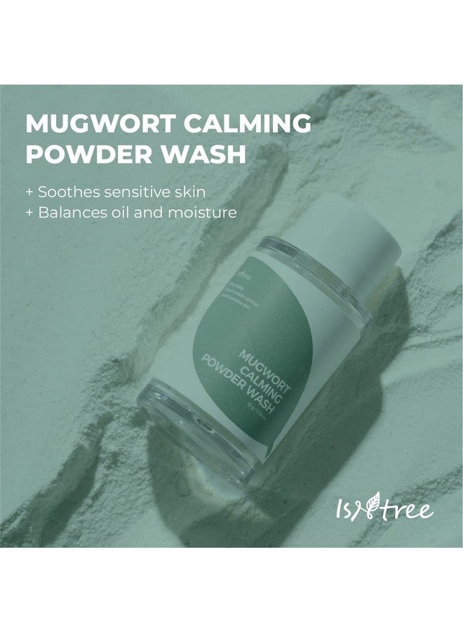 Mugwort Powder Wash 15G | Mild Peeling | Enzyme Bubble Cleanser | Soothes Sensitive Skin