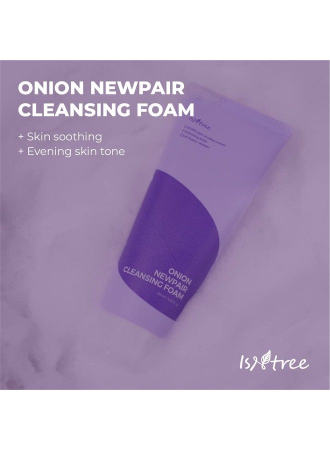 Onion Newpair Cleansing Foam 150Ml 5.07 Fl.Oz | Highmoisture Cleansing Foam To Care Spots Left By Dryness Pores Uneven Skin Texture