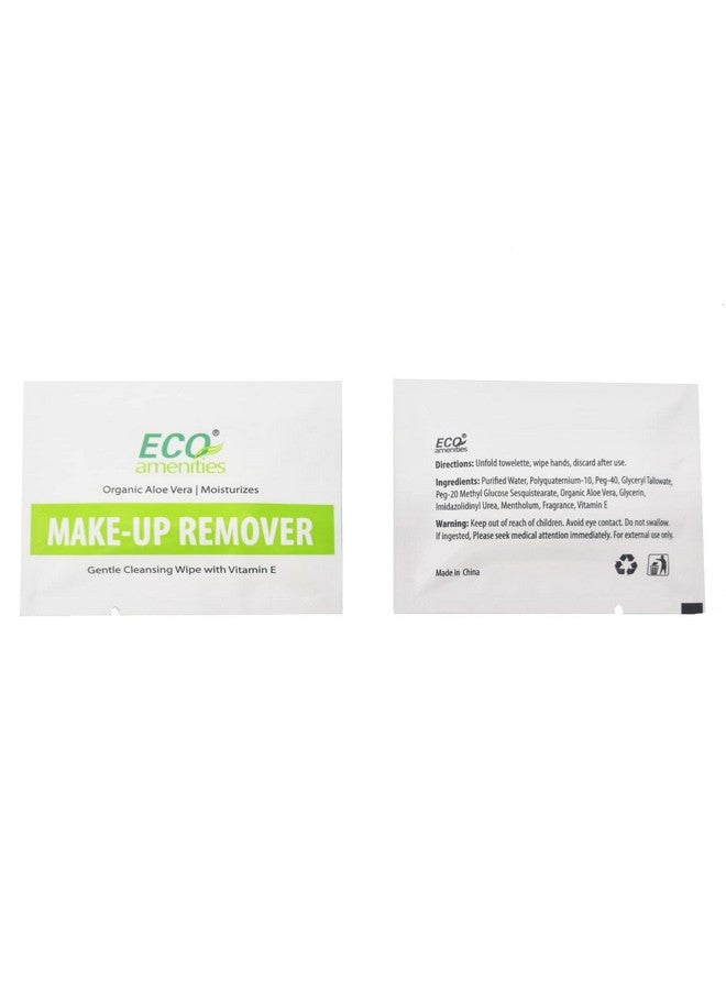 180 Count Makeup Remover Wipes With Aloe Vera And Vitamin E Individually Wrapped Facial Towelettes Skin Cleansing Wipes