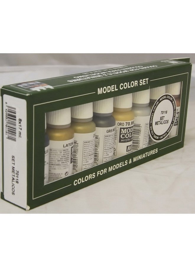 Metallic Colors 17Ml (Set Of 8)