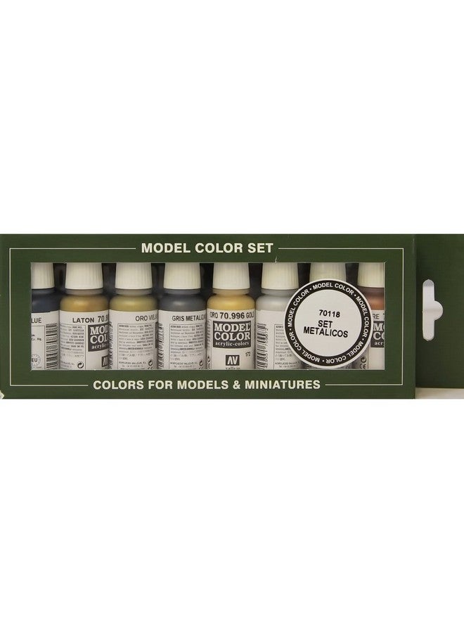 Metallic Colors 17Ml (Set Of 8)