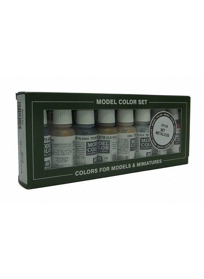 Metallic Colors 17Ml (Set Of 8)
