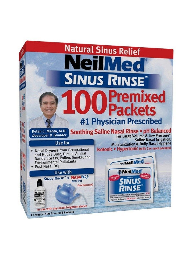 Sinus Rinse Refill Packets, 100 Ct ( Package May Vary)