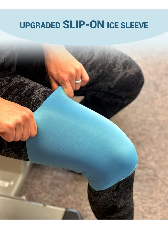 Elbow & Knee Ice Pack Wrap For Injuries, Compression Sleeve For Knees Replacement Surgery, Reusable Gel Hot Cold Pack Recovery For Knee, Elbow, Ankle, Arm, Calf, Leg, Wrist, Fsa Hsa Eligible