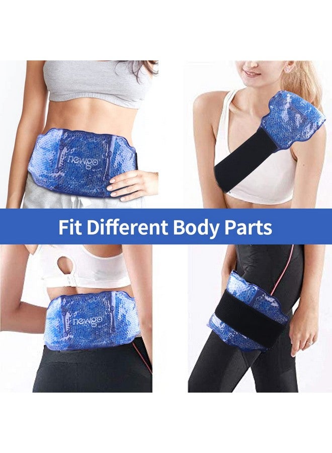 Ice Pack For Back Pain Relief, Hot Or Cold Ice Packs For Lower Back Injuries, Sciatic Nerve, Tailbone Pain Blue