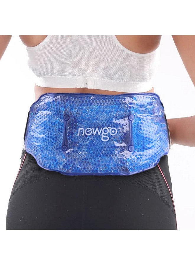 Ice Pack For Back Pain Relief, Hot Or Cold Ice Packs For Lower Back Injuries, Sciatic Nerve, Tailbone Pain Blue