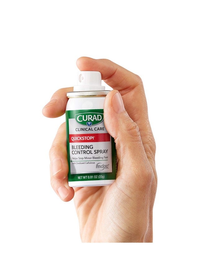 Quickstop Bleeding Control Spray, For Minor Cuts & Scrapes, .81Oz (1 Count)