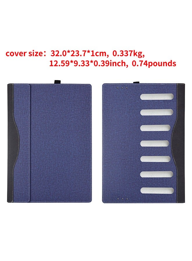 Laptop Case Cover for Lenovo IdeaPad Flex 5i 14 Gen 8 7 / Flex 5 14 Gen 8 7 2023-2022 [Do Check Model] Detachable Notebook Sleeve Computer Bag Protective PU Shell with Heat Dissipation Hole