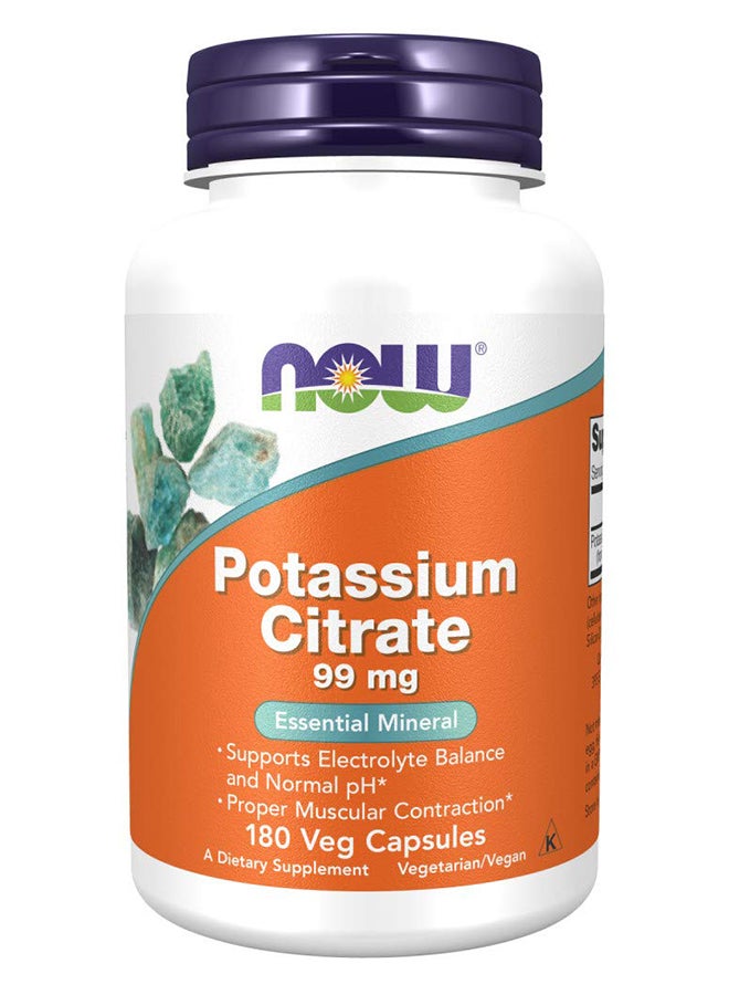 Potassium Citrate Caps 180 Vcaps