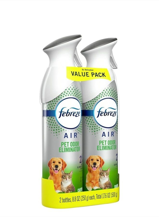 Pet Odor Eliminating Spray, 8.8 fl. oz, Pack of 2