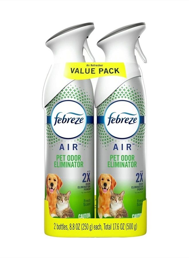 Pet Odor Eliminating Spray, 8.8 fl. oz, Pack of 2