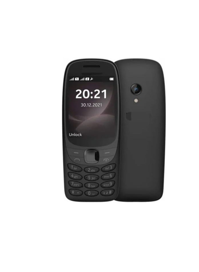 6310 Mobile Phone Compatible Dual Sim (Black)