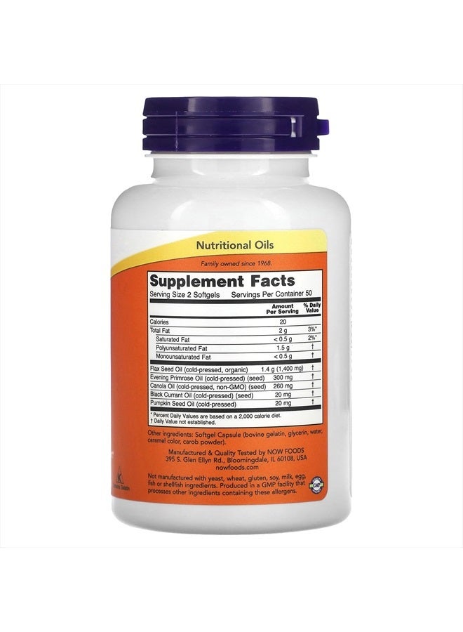 Foods Omega 3-6-9, 1,000 mg, 100 Softgel