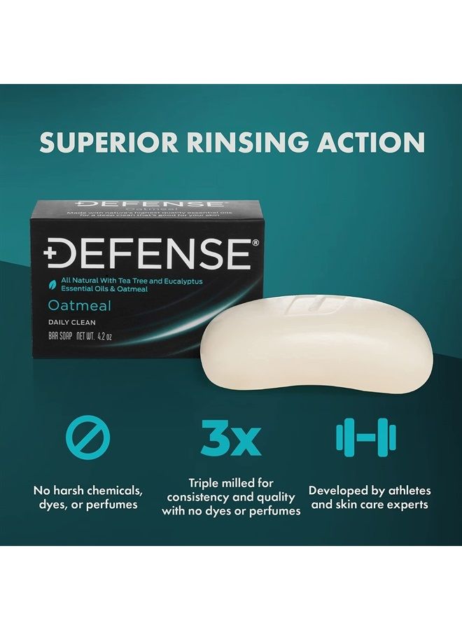 Defense Oatmeal Bar Soap 4.2 oz (Pack of 12)