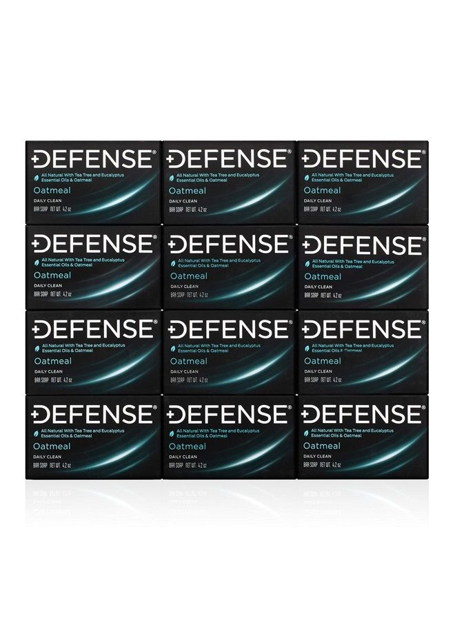 Defense Oatmeal Bar Soap 4.2 oz (Pack of 12)