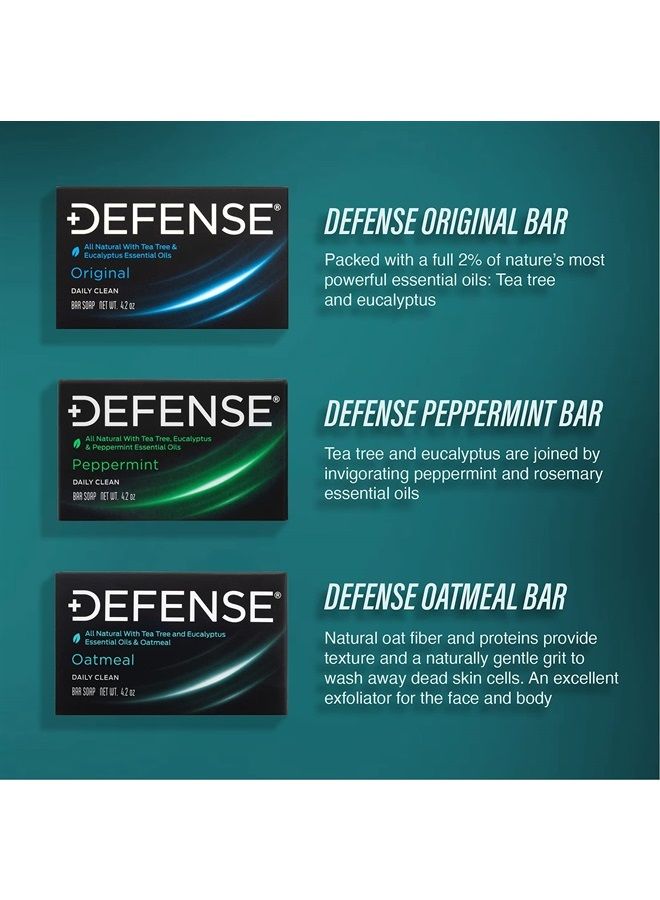 Defense Oatmeal Bar Soap 4.2 oz (Pack of 12)