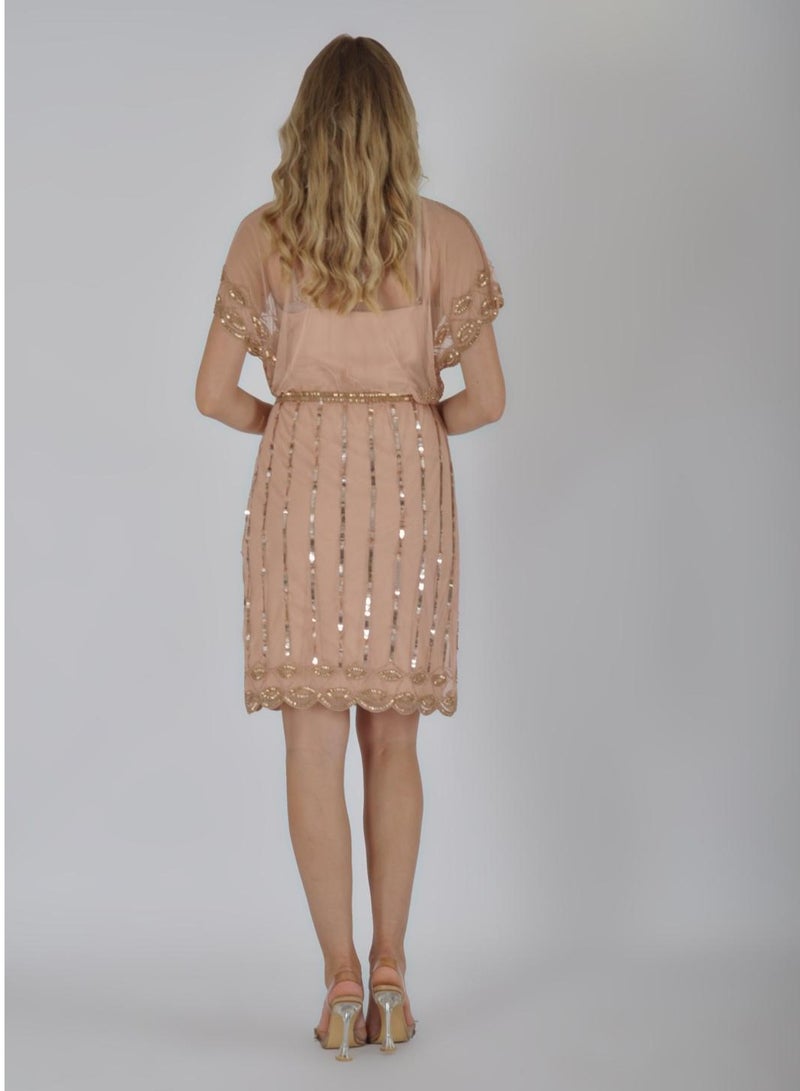 Flare Sleeve Dress