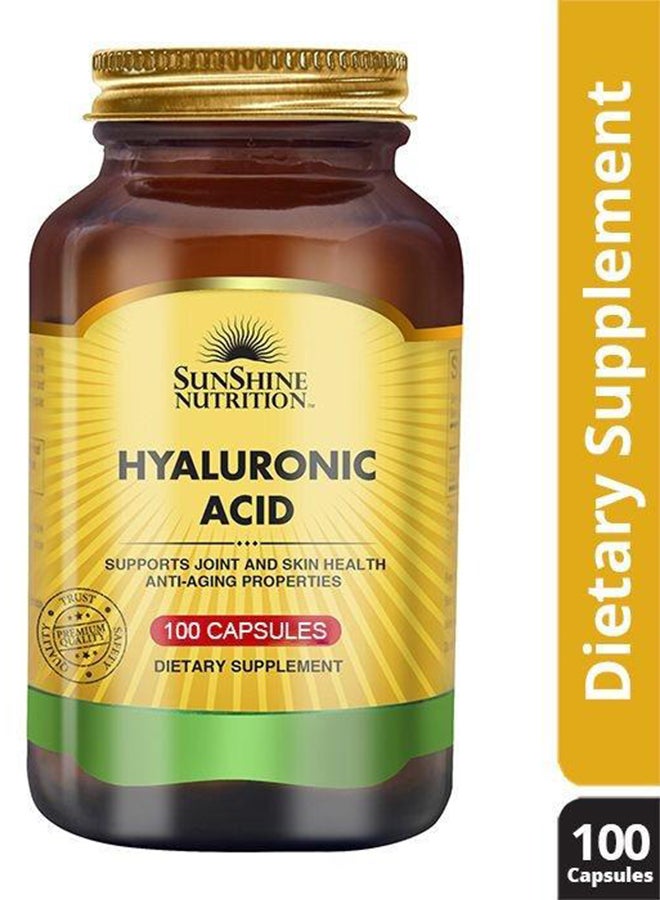 Hyaluronic Acid 100Mg Caps 100'S - 08340