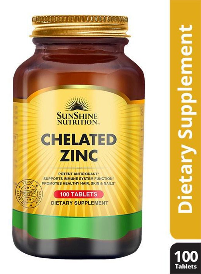 Chelated Zinc 100 Tabs -08411